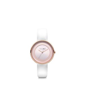 Tick & Ogle Rose Delight White Leather ladies watch